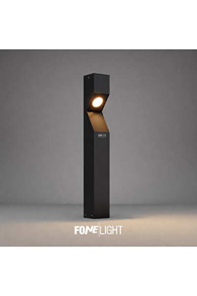 FoneLight Dualluz Corp de Iluminat din Aluminiu pentru Alei, 75 cm, Negru