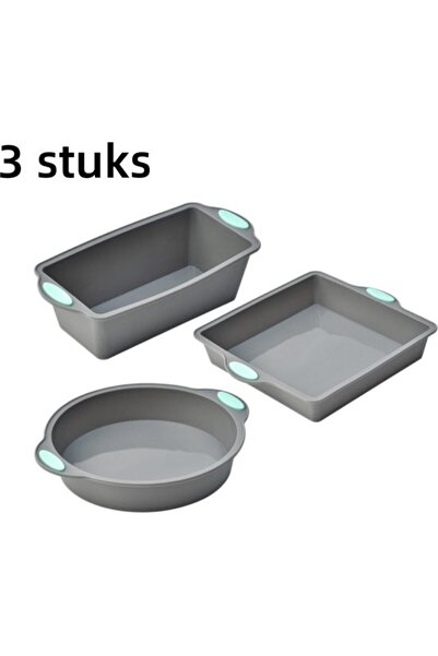 STARSTAR Three-piece set - Cake mold - Heat-resistant silicone baking pan - B...