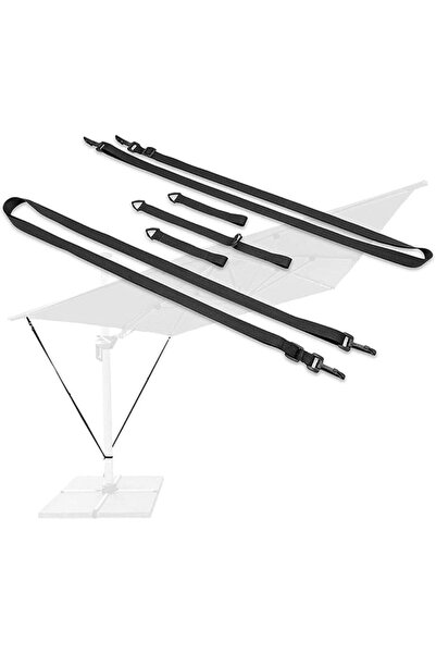 STARSTAR 5-piece cantilever umbrella windproof design with quick-release buck...
