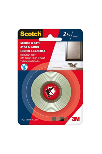 3M Banda Dublu Adeziva Permanenta Montare Suprafete din Baie - Scotch Mirror ...