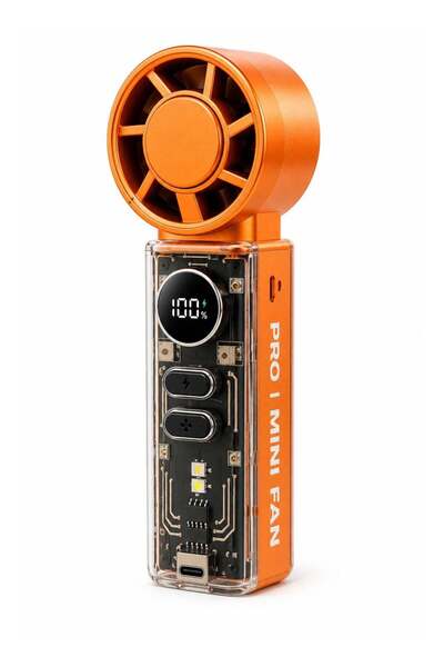 PopZa Mini Handheld Fan Pro — Your Personal Breeze on the Go!