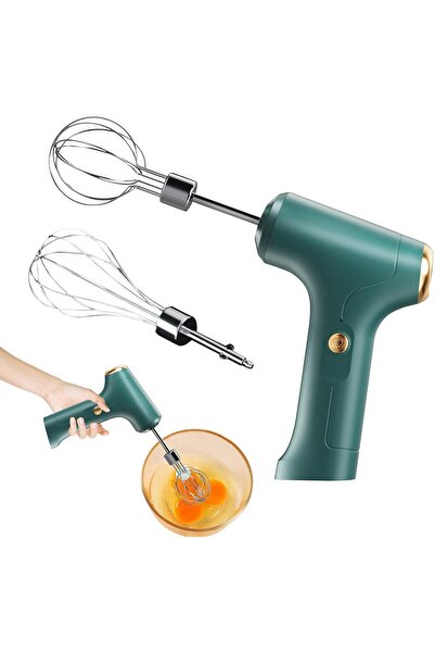 STARSTAR Electric hand blender, adjustable speed, 3 speed settings - Green