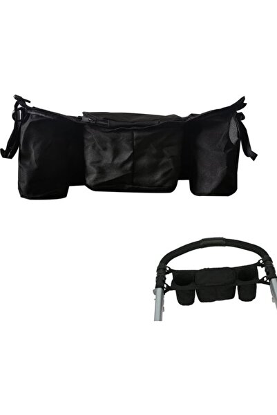 STARSTAR Universal Stroller Caddy Organizer Stroller Console Drawer with 2 Cu...