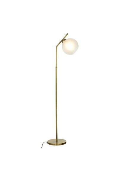 ٍSiera Light حامل إضاءة برونزي حديث - نصف قبة زجاجية - E 27 - ارتفاع 150 سم -...