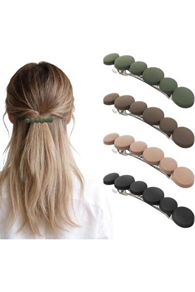 STARSTAR 4 hairpins for women, 9 cm, French hairpin, vintage hairpins for thi...