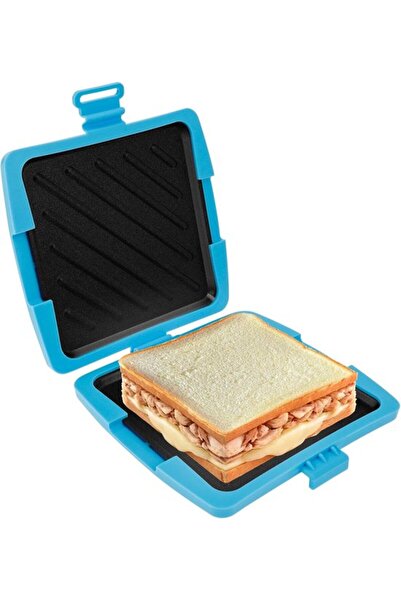 STARSTAR Silicone Sandwich Toaster - Microwave Cordless Non-stick Sandwich To...
