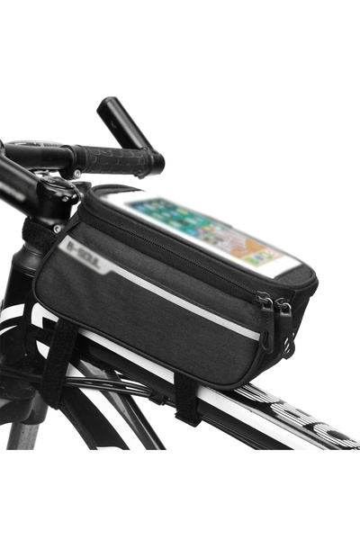 STARSTAR Waterproof bicycle phone holder, bicycle frame bag, smartphone frame...