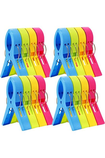 OEM Set de 16 cleme de rufe pentru uz casnic - Cleme pentru prosoape de plajă...