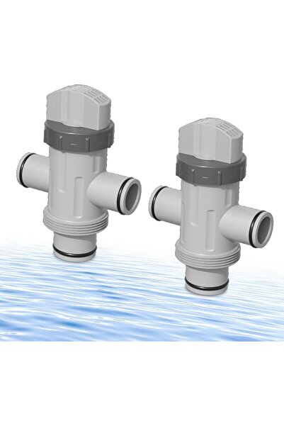 STARSTAR Double-split hose plunger valve for swimming pools, suitable for Int...