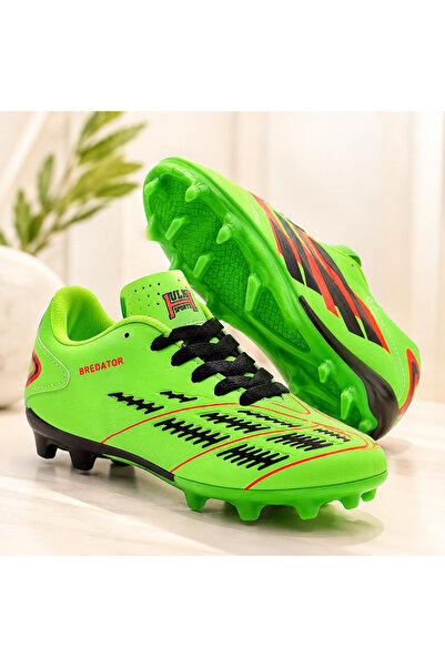 Acarbey Hulk Unisex Kids' Football Boots Neon Green