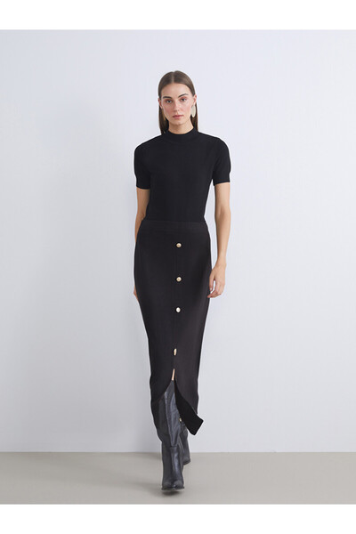 LC Waikiki Elastic Waist Knitwear Skirt
