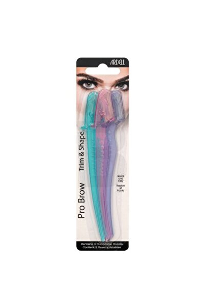 Ardell Pro Brow Trim & Shape Lamă de ras pentru modelarea sprâncenelor, pache...