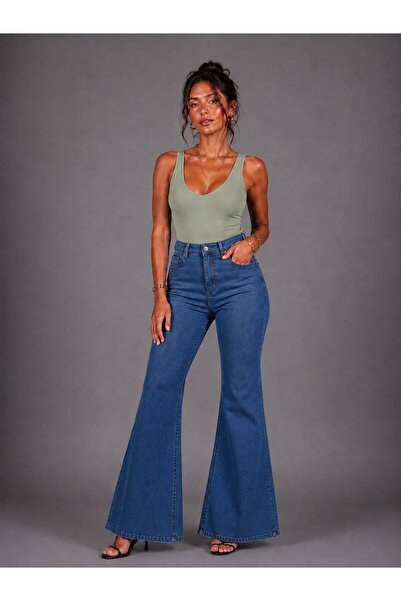 nd jeans Spanish Style High Waist Flexible Lycra Comfortable Fit