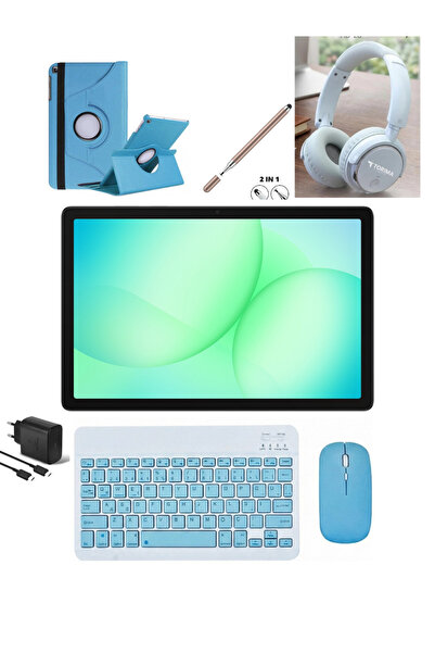 Samsung Galaxy Tab A11plus(+) gümüs renk+ 6GB 128GB+Klavye+Mouse+Kalem+kulaklık