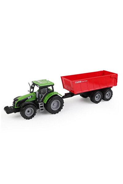 BAMI NETWORK Tractor Jucarie cu Remorca Sunete si Lumini pentru Baieti 3 Ani+