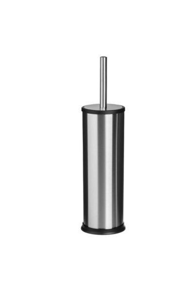 BAMI NETWORK Perie de WC Metalica cu Efect Oglinda, Culoare Argintie, Dimensi...
