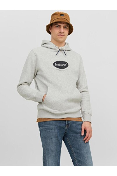 Jack & Jones Μπλούζα φούτερ "Dalston" γκρι μελανζέ