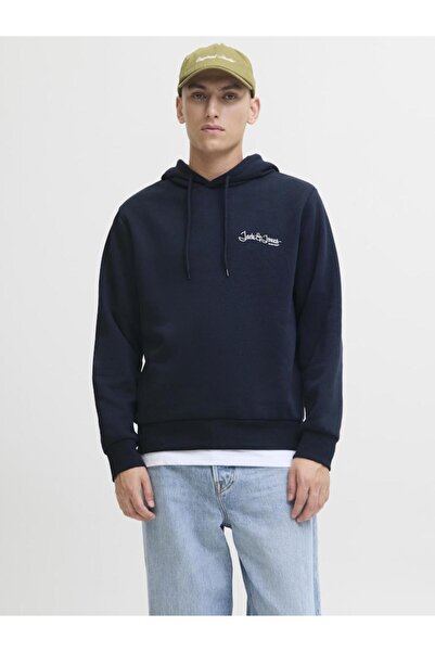 Jack & Jones Μπλούζα φούτερ ανδρική "Yuki" μπλε