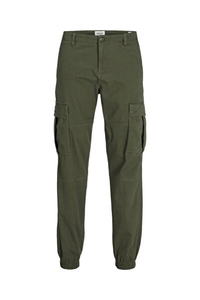 Jack & Jones Παντελόνι cargo αγόρι "Kane Jonnie" χακί