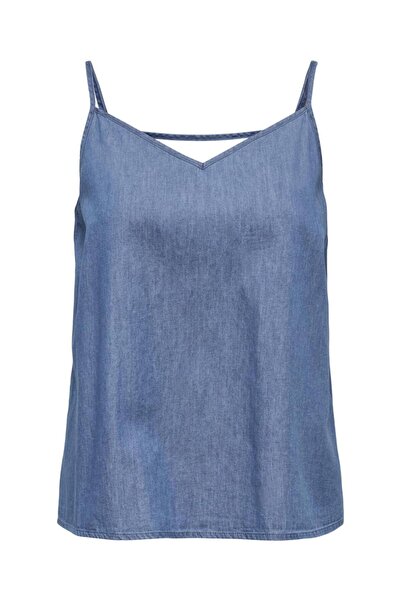 ONLY Μπλούζα denim γυναικεία "Azure" μπλε