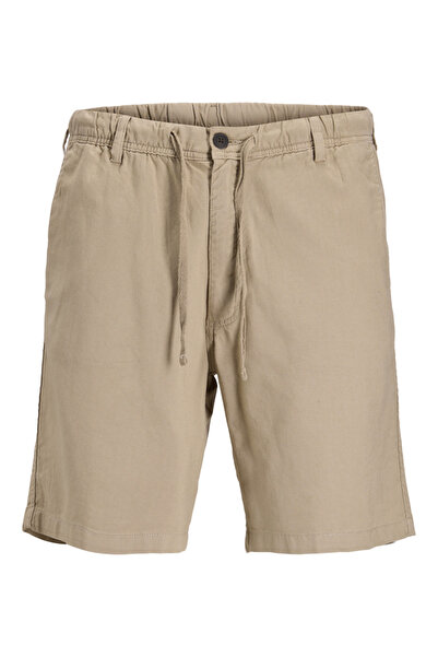 Jack & Jones Βερμούδα υφασμάτινη ανδρική "Jaiden" μπεζ