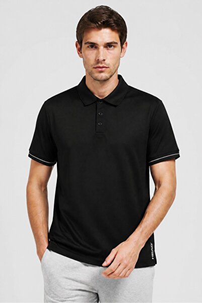 Head Men Sportswear Fit Short Sleeve Outdoor Polo Shirt, Black