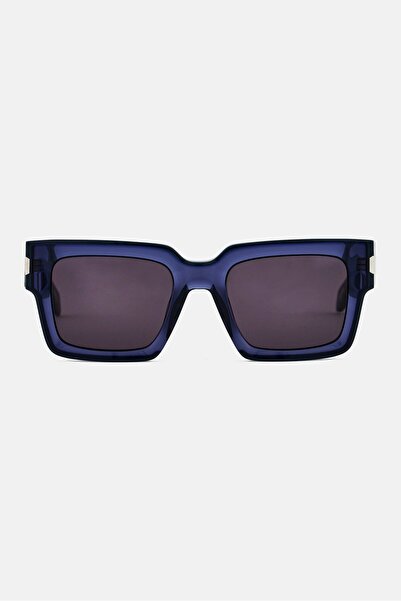 Just Cavalli Women SJC108V Square Sunglasses, Navy