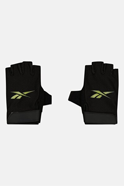 Reebok Women 1 Pair Brand Logo Fitness Training Gloves, Black