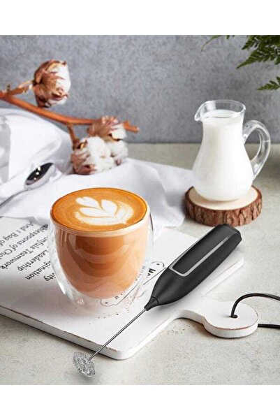 STARSTAR Electric milk frother, mini stainless steel mixer, super powerful mo...