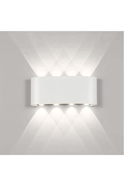 Morvena Picks Aplică de perete LED modernă de 8W, impermeabilă IP65, din alum...