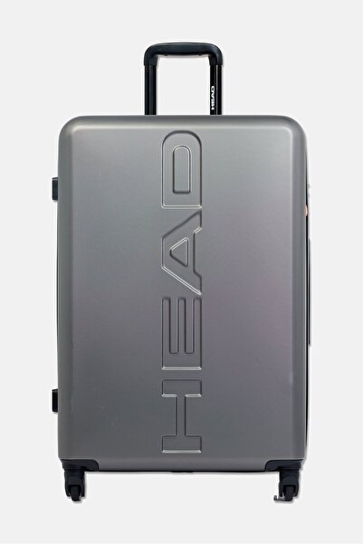 Head 28 Inch Brand Logo Check In Spinner Luggage, Grey