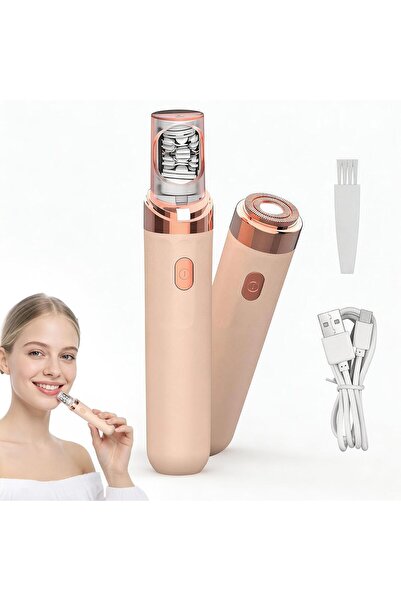 STARSTAR Women's 2-in-1 face and body hair remover, gentle hair removal, USB ...
