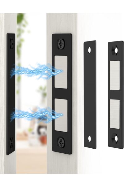 STARSTAR Magnetic cabinet door locks, 2-pack, suitable for cabinet doors, sli...