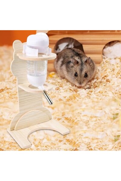 STARSTAR Drinking Bottle for Hamsters with Stand - 125 ml Rodent Drinking and...