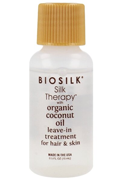 Biosilk Μεταξοθεραπεία Βιολογικό Έλαιο Καρύδας Θεραπεία Χωρίς Ξέβγαλμα για Μα...