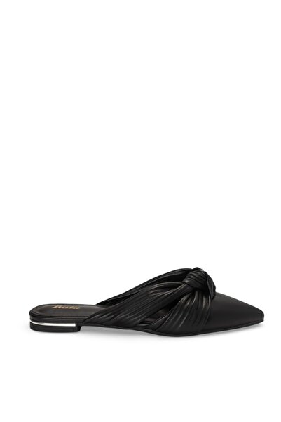 BATA Twisted Strap Slide Sandals
