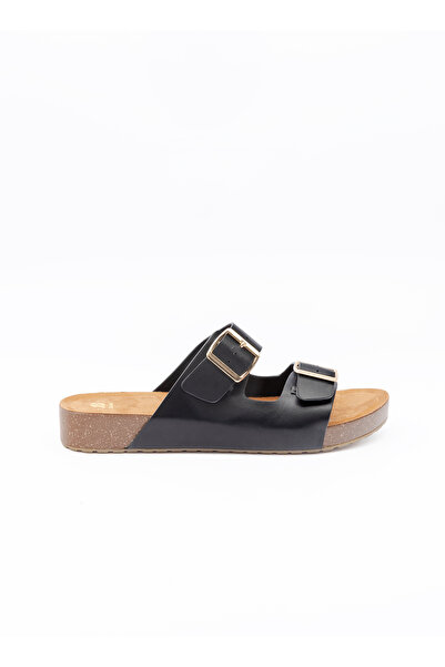 BATA Double‑Buckle Footbed Sandals