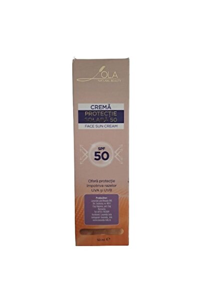 Lola Natural Beauty Cremă de protecție solară 50