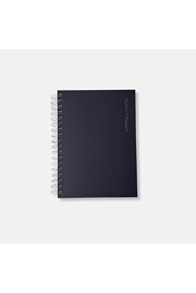 Varie Süresiz Planlayıcı Ajanda Antrasit Renk 90 Gr 17 × 24 Cm