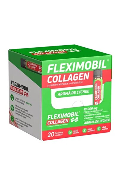 Fiterman Pharma Fleximobil Colagen, 20 flacoane unidoza x 25 ml,