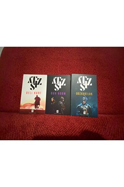 Ötüken Neşriyat Bozkurtlar - Ruh Adam - Deli Kurt ( 3 Kitap )