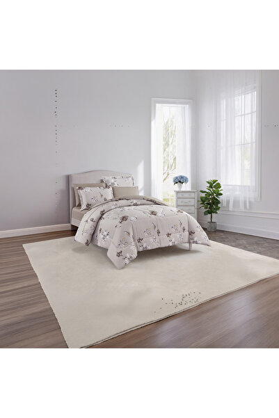 unique home collection طقم لحاف فريد من نوعه من القطن 100% لجميع المواسم، 4 ق...