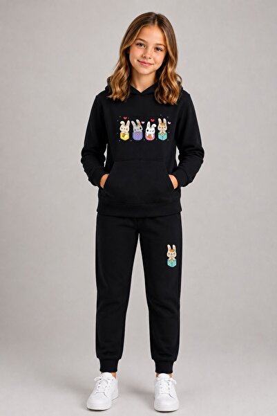 armicem Armikids New Season Printed Hooded Kangaroo Pocket Set