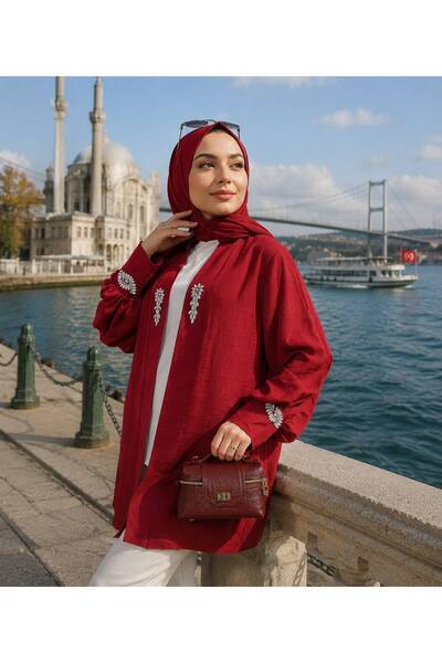 Lavanta Tekstil Set de lenjerie intimă kimono cu design modest