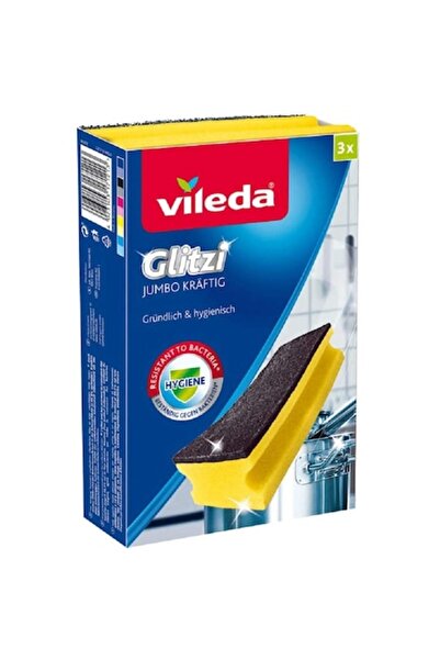 Vileda Bureți de spălat, Vileda, 3 bucăți, Galben