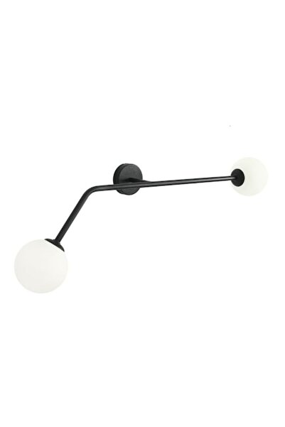 Aldex Aplică de perete, Aldex, Pure orizontală, 2xE14, negru