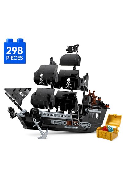 Minibric Set de Constructie cu Piese Tip Blocuri Construit 298 Piese DeathShi...