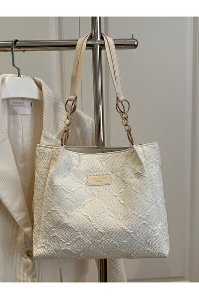 Take Two By Styli Jacquard Shoulder Bag