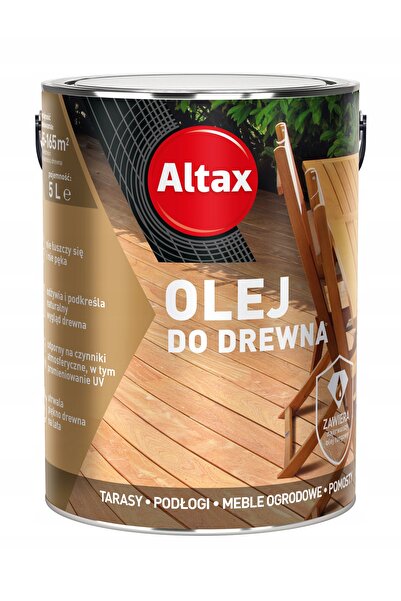 Altax Ulei pentru lemn, terase, mobilier de grădină, 5L, stejar