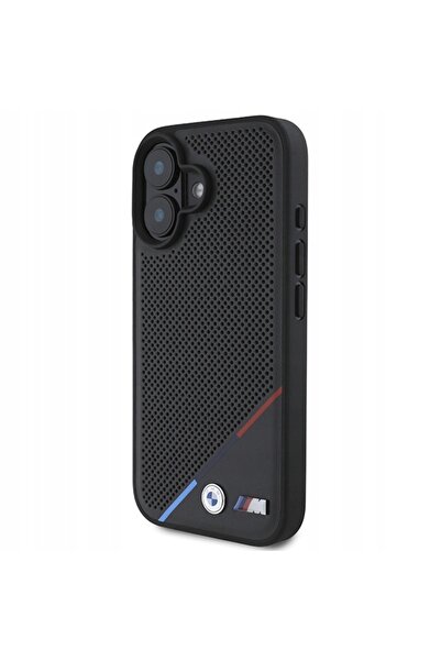 BMW BMHMP16M23PUPDK iPhone 16 Plus 6.7" negru carcasă rigidă M Perforated T
